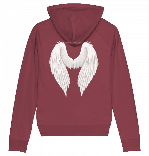 Pferde Hoodie Damen mit silbernen Strass - Flügeln - HORSEANDANGELS