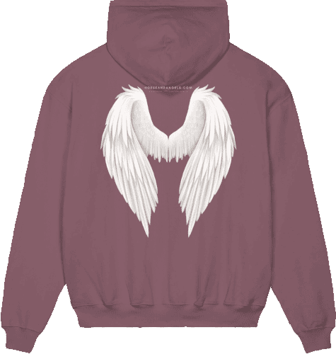 Pferde Hoodie Unisex mit silbernen Strass - Flügeln - HORSEANDANGELS