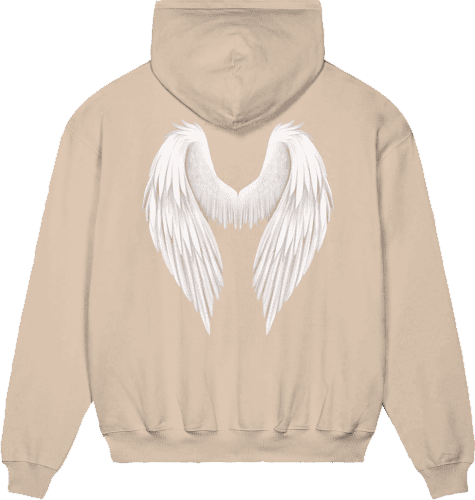 Pferde Hoodie Unisex mit silbernen Strass - Flügeln - HORSEANDANGELS