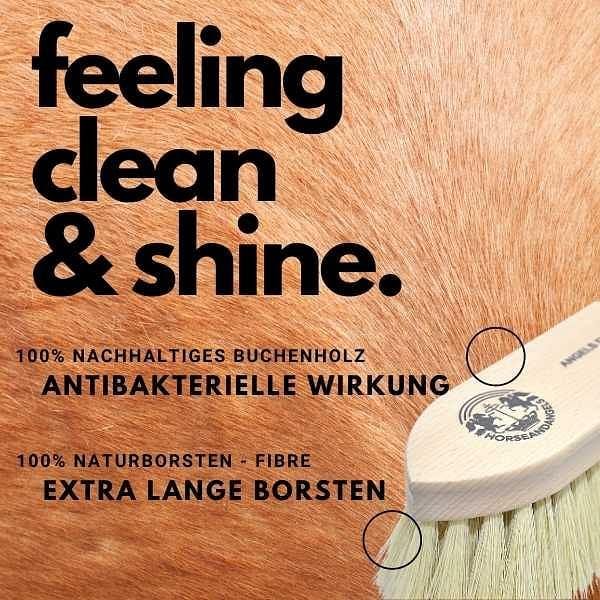 Fellbürste Pferde - Staubbürste Pferde für schnelle Sauberkeit und Glanz vom Fell - HORSEANDANGELS