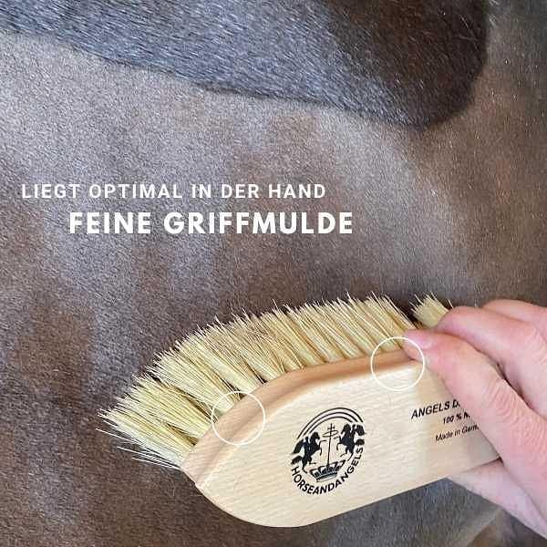 Fellbürste Pferde - Staubbürste Pferde für schnelle Sauberkeit und Glanz vom Fell - HORSEANDANGELS