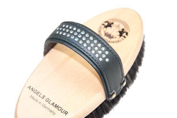 Kardätsche Echthaar Pferdebürste ANGELS GLAMOUR - HORSEANDANGELS
