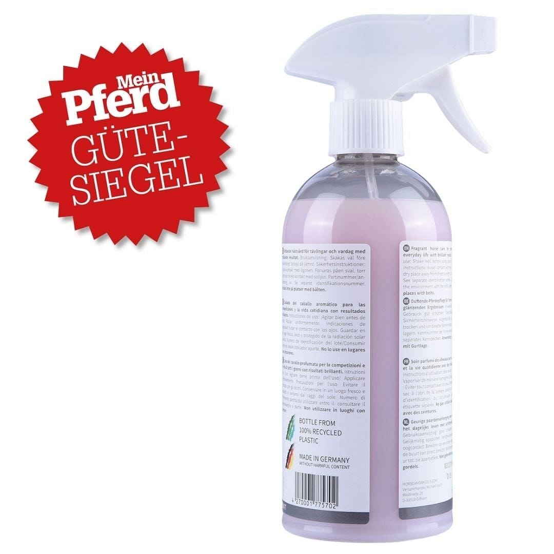 Mähnenspray für Pferde – Glänzendes Fell, langanhaltende Kämmbarkeit & Mandelblütenduft - HORSEANDANGELS