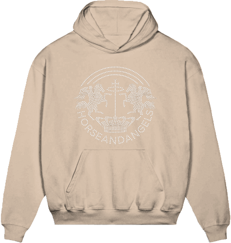 Pferde Hoodie Unisex mit silbernen Strass - Flügeln - HORSEANDANGELS