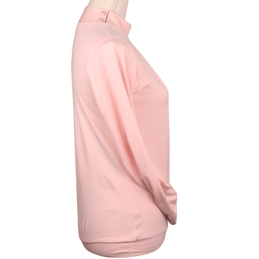 Reitbluse - Reitshirt langarm Damen mit Strass "Rose Elegance" - HORSEANDANGELS