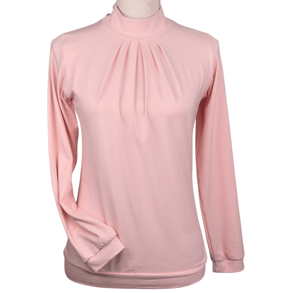 Reitbluse - Reitshirt langarm Damen mit Strass "Rose Elegance" - HORSEANDANGELS