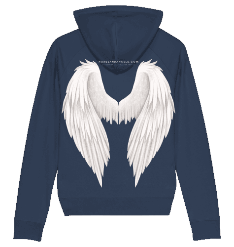 Reiter Pferde Hoodie Damen - eat, sleep, ride, repeat - Bio Baumwolle - HORSEANDANGELS