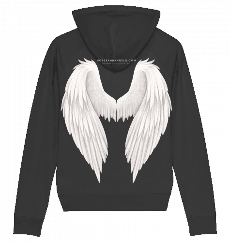 Reiter Pferde Hoodie Damen - eat, sleep, ride, repeat - Bio Baumwolle - HORSEANDANGELS