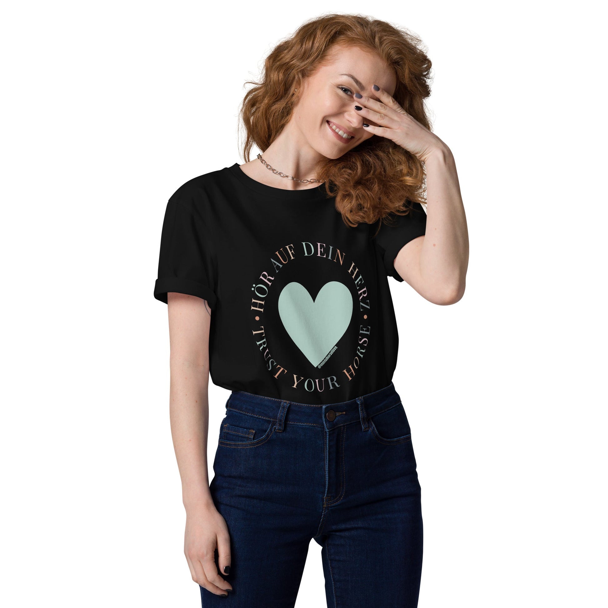 TRUST YOUR HORSE - @mindfulhorselove - Unisex - Bio - Baumwoll - T-Shirt - HORSEANDANGELS